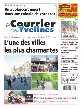 Le Courrier des Yvelines N°3856 du 21 août 2019 à télécharger sur iPad