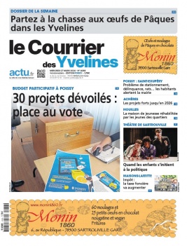 Lisez Le Courrier des Yvelines - Poissy du 27 mars 2024 sur ePresse.fr