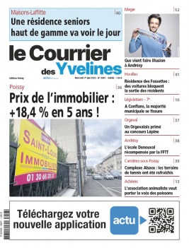 Le Courrier des Yvelines N°3997 du 01 juin 2022 à télécharger sur iPad