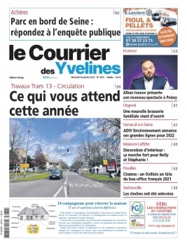 Le Courrier des Yvelines N°3979 du 26 janvier 2022 à télécharger sur iPad