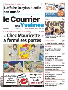 Le Courrier des Yvelines N°3967 du 03 novembre 2021 à télécharger sur iPad