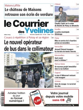 Le Courrier des Yvelines N°3961 du 22 septembre 2021 à télécharger sur iPad