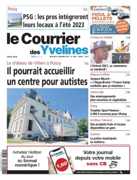 Le Courrier des Yvelines N°3960 du 15 septembre 2021 à télécharger sur iPad