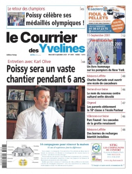 Le Courrier des Yvelines N°3959 du 08 septembre 2021 à télécharger sur iPad