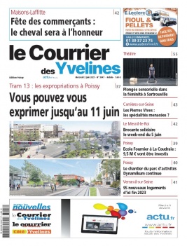 Le Courrier des Yvelines N°3947 du 02 juin 2021 à télécharger sur iPad