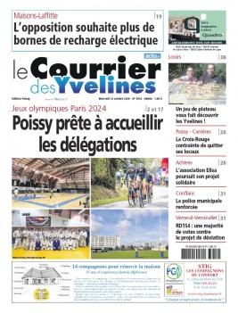 Le Courrier des Yvelines N°3914 du 14 octobre 2020 à télécharger sur iPad