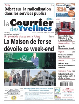 Le Courrier des Yvelines N°3910 du 16 septembre 2020 à télécharger sur iPad