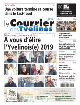 Le Courrier des Yvelines N°3872 du 11 décembre 2019 à télécharger sur iPad
