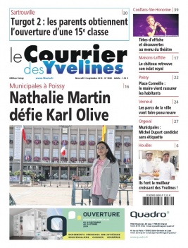 Le Courrier des Yvelines N°3860 du 18 septembre 2019 à télécharger sur iPad