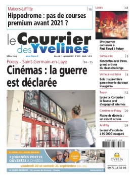Le Courrier des Yvelines N°3859 du 11 septembre 2019 à télécharger sur iPad