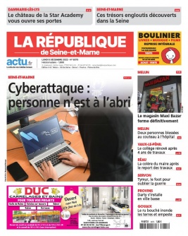 La République de Seine et Marne N°8075 du 05 décembre 2022 à télécharger sur iPad