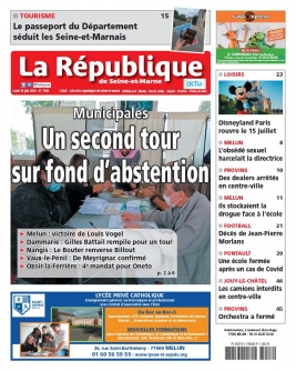 La République de Seine et Marne N°7948 du 29 juin 2020 à télécharger sur iPad