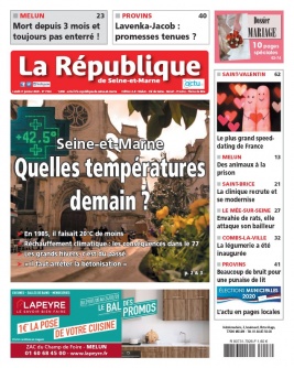 La République de Seine et Marne N°7926 du 27 janvier 2020 à télécharger sur iPad