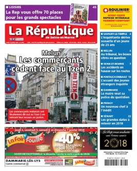 La République de Seine et Marne N°7818 du 01 janvier 2018 à télécharger sur iPad