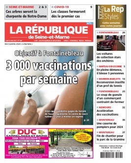La République de Seine et Marne N°7987 du 29 mars 2021 à télécharger sur iPad