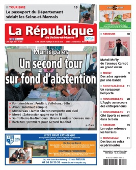 La République de Seine et Marne N°7948 du 29 juin 2020 à télécharger sur iPad