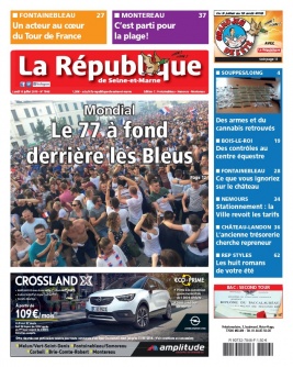 La République de Seine et Marne N°7846 du 16 juillet 2018 à télécharger sur iPad
