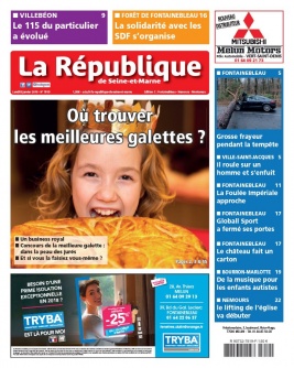 La République de Seine et Marne N°7819 du 08 janvier 2018 à télécharger sur iPad