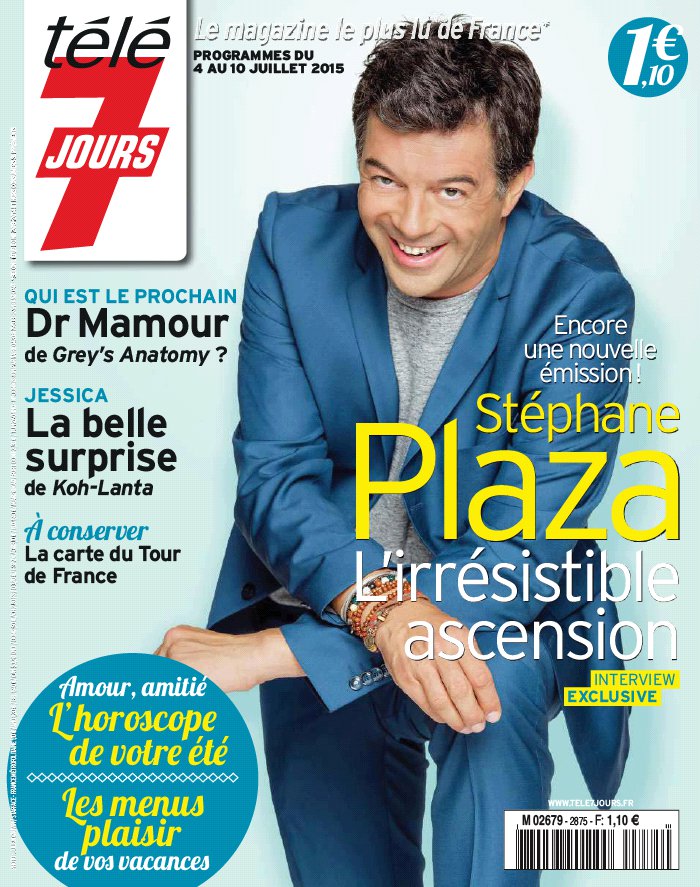 Programmes Tele Ce Soir Tele 7 Jours Télé 7 Jours N°2875 du 29 juin 2015 à télécharger sur iPad