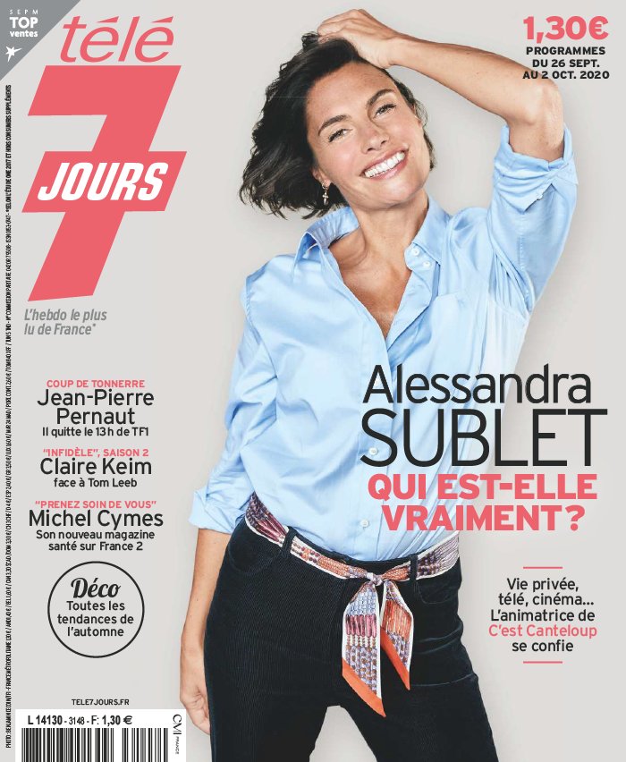 Télé 7 Jours 21 septembre 2020 Abonnement Télé 7 Jours Pas Cher avec le BOUQUET ePresse.fr