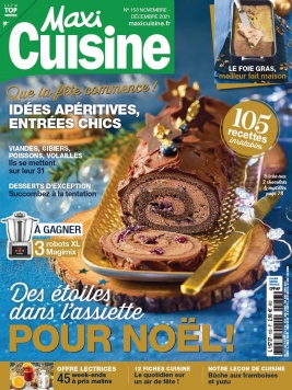 Maxi Cuisine 27 octobre 2021 Abonnement à MAXI CUISINE Pas Cher avec le BOUQUET ePresse.fr