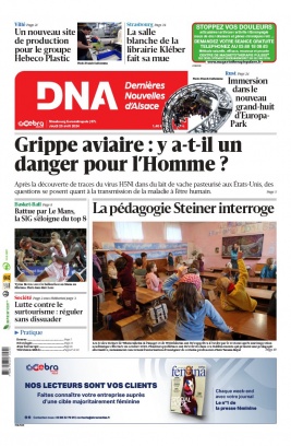 Lisez Les Dernières Nouvelles d'Alsace - Strasbourg du 25 avril 2024 sur ePresse.fr