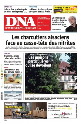 Les Dernières Nouvelles d'Alsace N°20220914 du 14 septembre 2022 à télécharger sur iPad