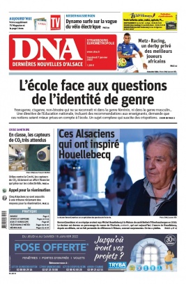 Les Dernières Nouvelles d'Alsace N°20220107 du 07 janvier 2022 à télécharger sur iPad