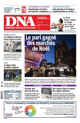 Les Dernières Nouvelles d'Alsace N°20211224 du 24 décembre 2021 à télécharger sur iPad