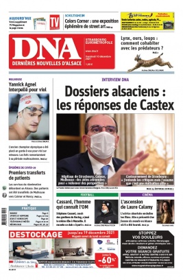 Les Dernières Nouvelles d'Alsace N°20211210 du 10 décembre 2021 à télécharger sur iPad