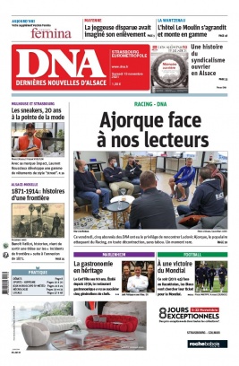 Les Dernières Nouvelles d'Alsace N°20211113 du 13 novembre 2021 à télécharger sur iPad