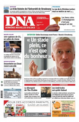 Les Dernières Nouvelles d'Alsace N°20210831 du 31 août 2021 à télécharger sur iPad