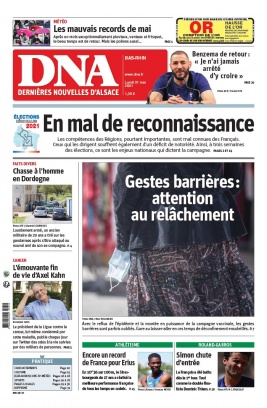 Les Dernières Nouvelles d'Alsace N°20210531 du 31 mai 2021 à télécharger sur iPad