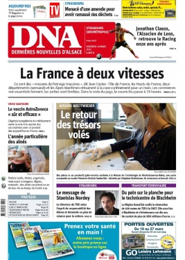 Les Dernières Nouvelles d'Alsace N°20210319 du 19 mars 2021 à télécharger sur iPad