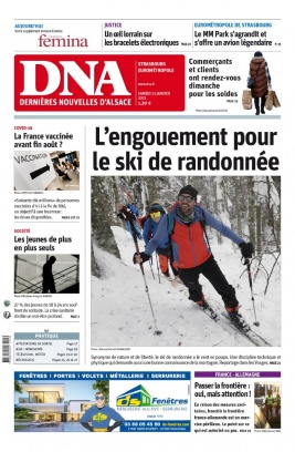 Les Dernières Nouvelles d'Alsace N°20210123 du 23 janvier 2021 à télécharger sur iPad