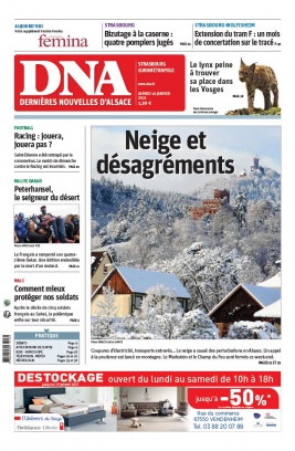 Les Dernières Nouvelles d'Alsace N°20210116 du 16 janvier 2021 à télécharger sur iPad