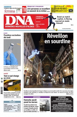 Les Dernières Nouvelles d'Alsace N°20201231 du 31 décembre 2020 à télécharger sur iPad