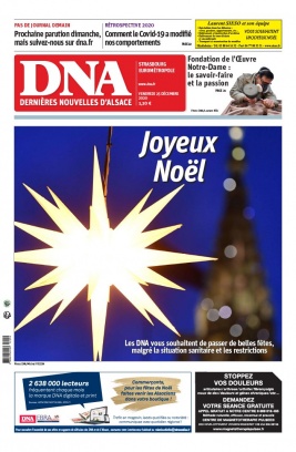 Les Dernières Nouvelles d'Alsace N°20201225 du 25 décembre 2020 à télécharger sur iPad