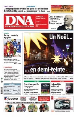 Les Dernières Nouvelles d'Alsace N°20201213 du 13 décembre 2020 à télécharger sur iPad