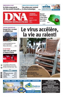 Les Dernières Nouvelles d'Alsace N°20201024 du 24 octobre 2020 à télécharger sur iPad