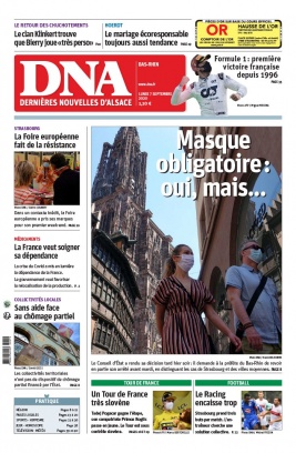 Les Dernières Nouvelles d'Alsace N°20200907 du 07 septembre 2020 à télécharger sur iPad
