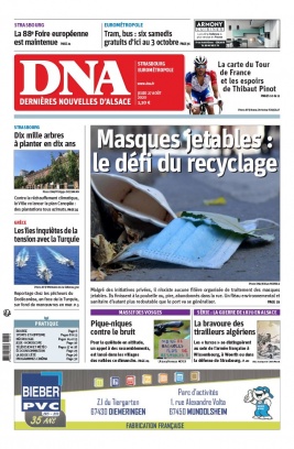 Les Dernières Nouvelles d'Alsace N°20200827 du 27 août 2020 à télécharger sur iPad