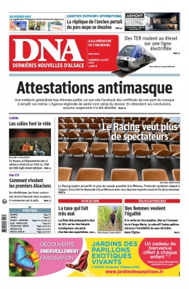 Les Dernières Nouvelles d'Alsace N°20200814 du 14 août 2020 à télécharger sur iPad