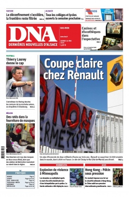 Les Dernières Nouvelles d'Alsace N°20200530 du 30 mai 2020 à télécharger sur iPad