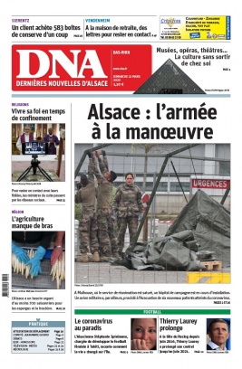 Les Dernières Nouvelles d'Alsace N°20200322 du 22 mars 2020 à télécharger sur iPad