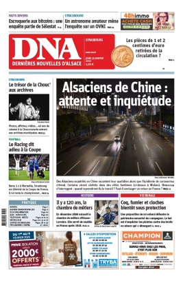 Les Dernières Nouvelles d'Alsace N°20200130 du 30 janvier 2020 à télécharger sur iPad