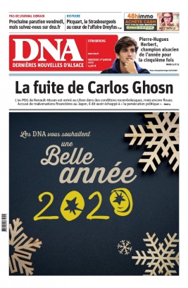Les Dernières Nouvelles d'Alsace N°20200101 du 01 janvier 2020 à télécharger sur iPad