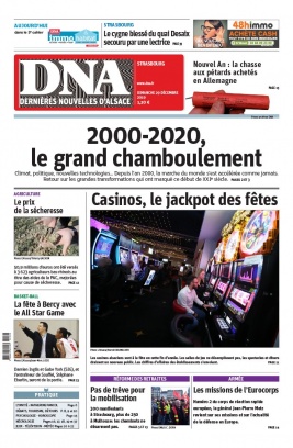 Les Dernières Nouvelles d'Alsace N°20191229 du 29 décembre 2019 à télécharger sur iPad