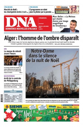 Les Dernières Nouvelles d'Alsace N°20191224 du 24 décembre 2019 à télécharger sur iPad