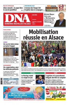 Les Dernières Nouvelles d'Alsace N°20191218 du 18 décembre 2019 à télécharger sur iPad